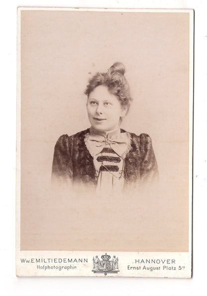 Fotografie Feine Dame - Hannover 1890er