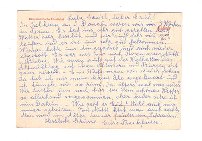 Ansichtskarte Das romantische Altmühltal / I1-54