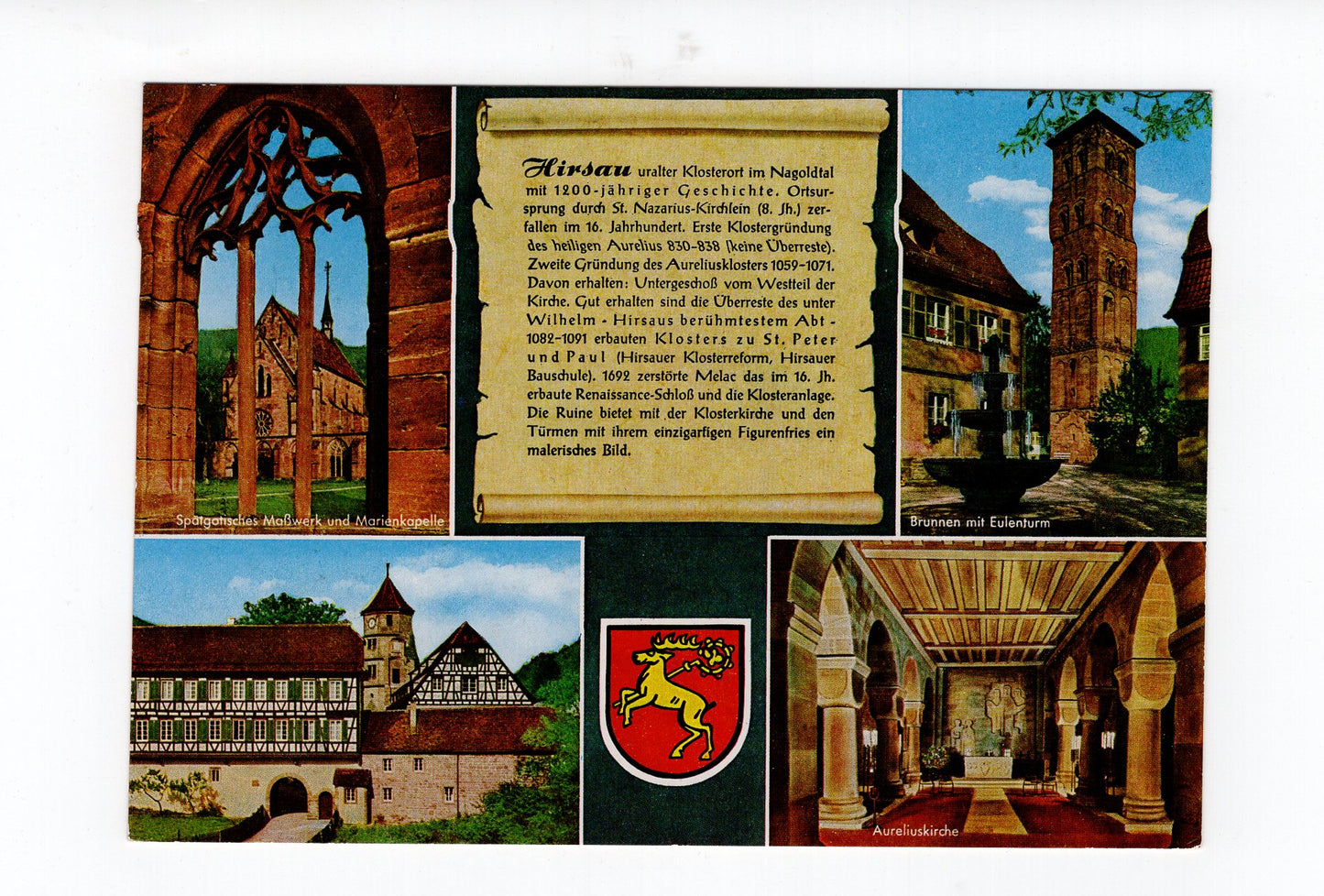 Ansichtskarte Hirsau im Nordschwarzwald