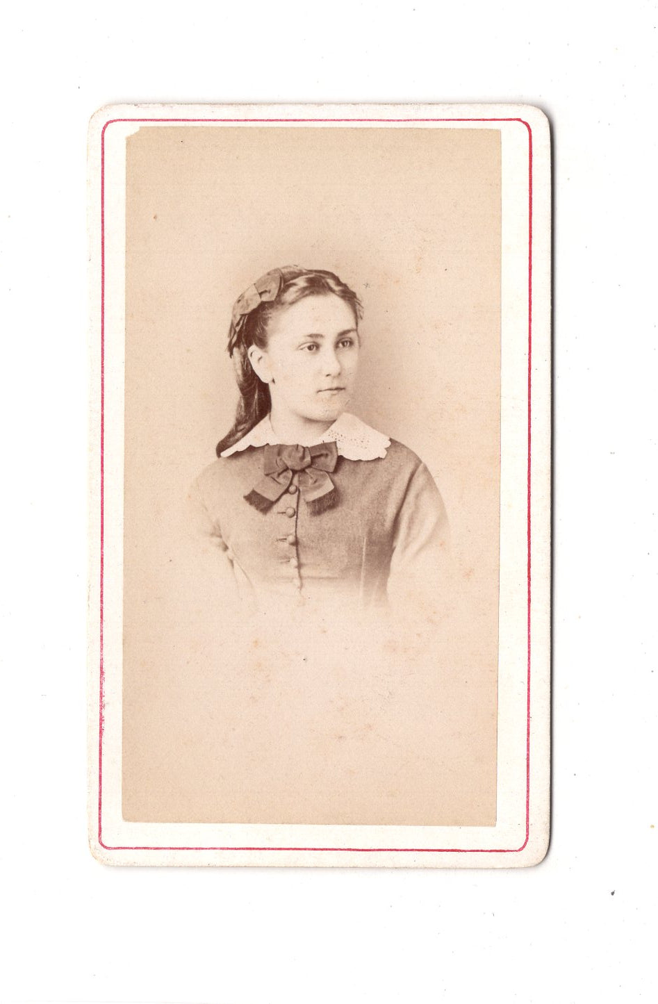 Fotografie Damenportrait - Montpellier um 1870 / CDV C1-07