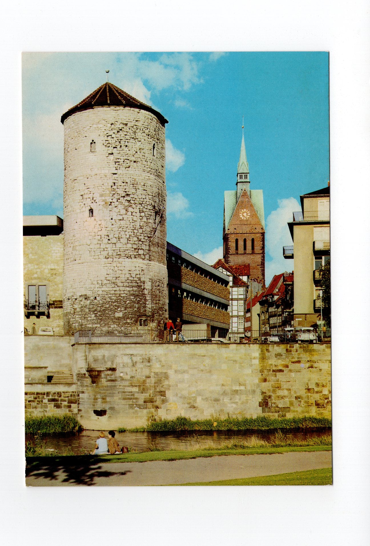 Ansichtskarte Hannover / Beginenturm und Marktkirche