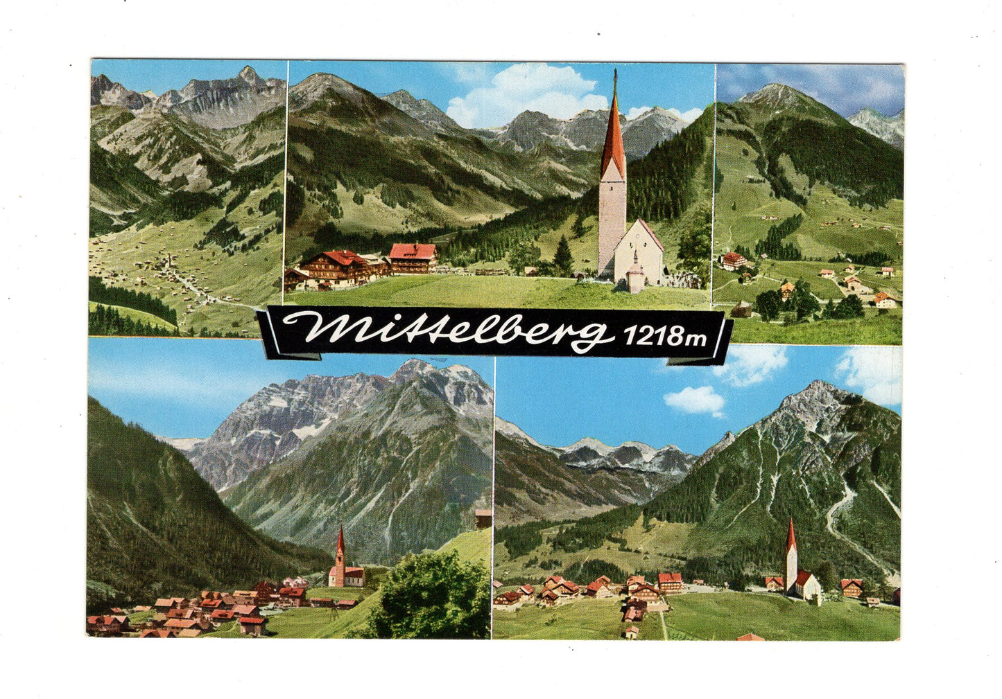 Ansichtskarte Kleinwalsertal / Mittelberg / Österreich