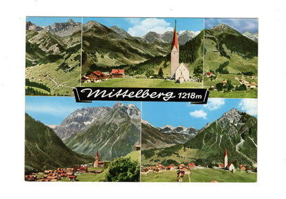 Ansichtskarte Kleinwalsertal / Mittelberg / Österreich