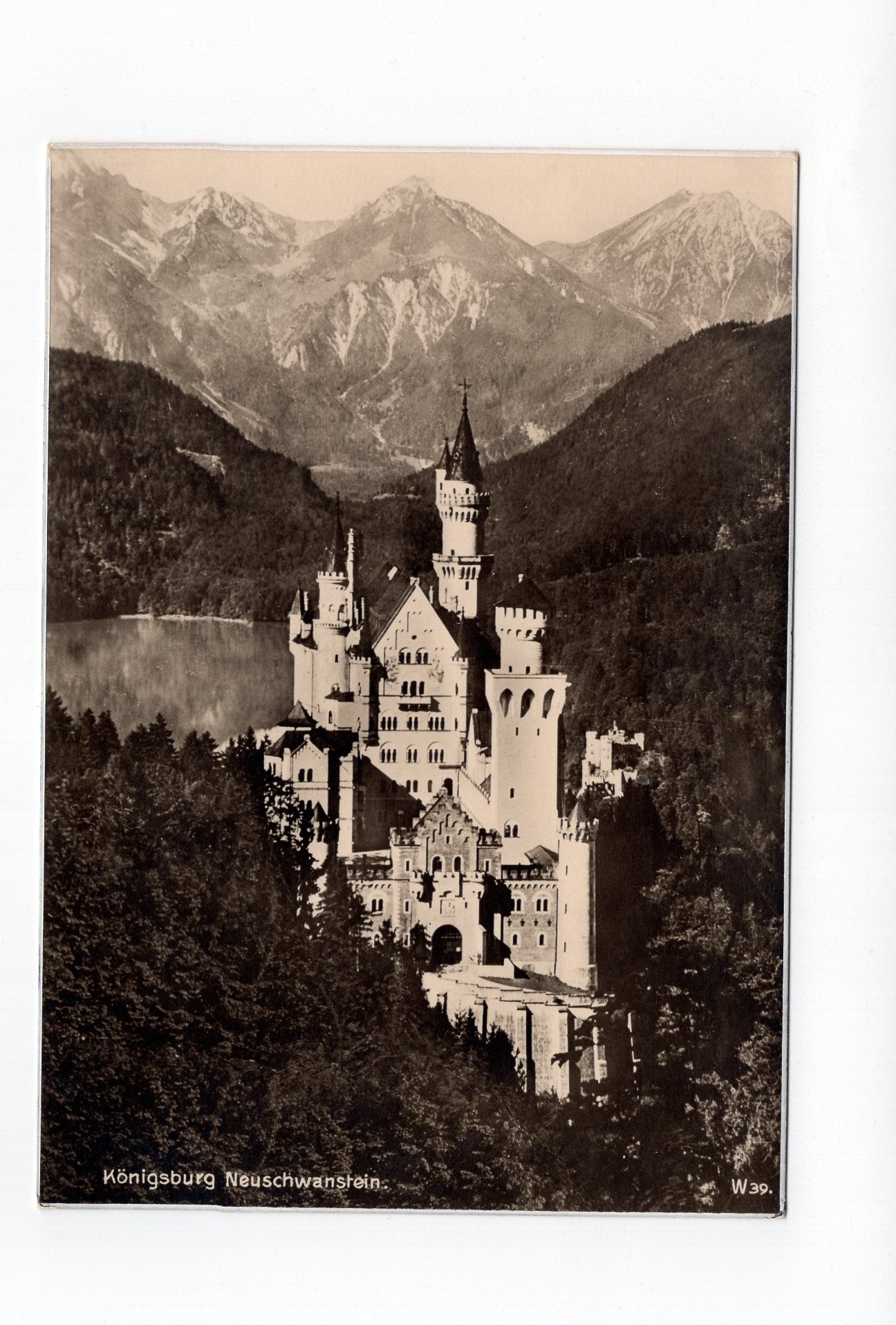 Ansichtskarte Königsburg Neuschwanstein