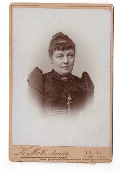 Fotografie Feine Dame - Fulda 1890er