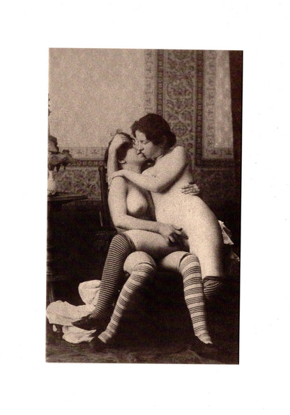 Ansichtskarte Akt / Erotik / Erotische Szene