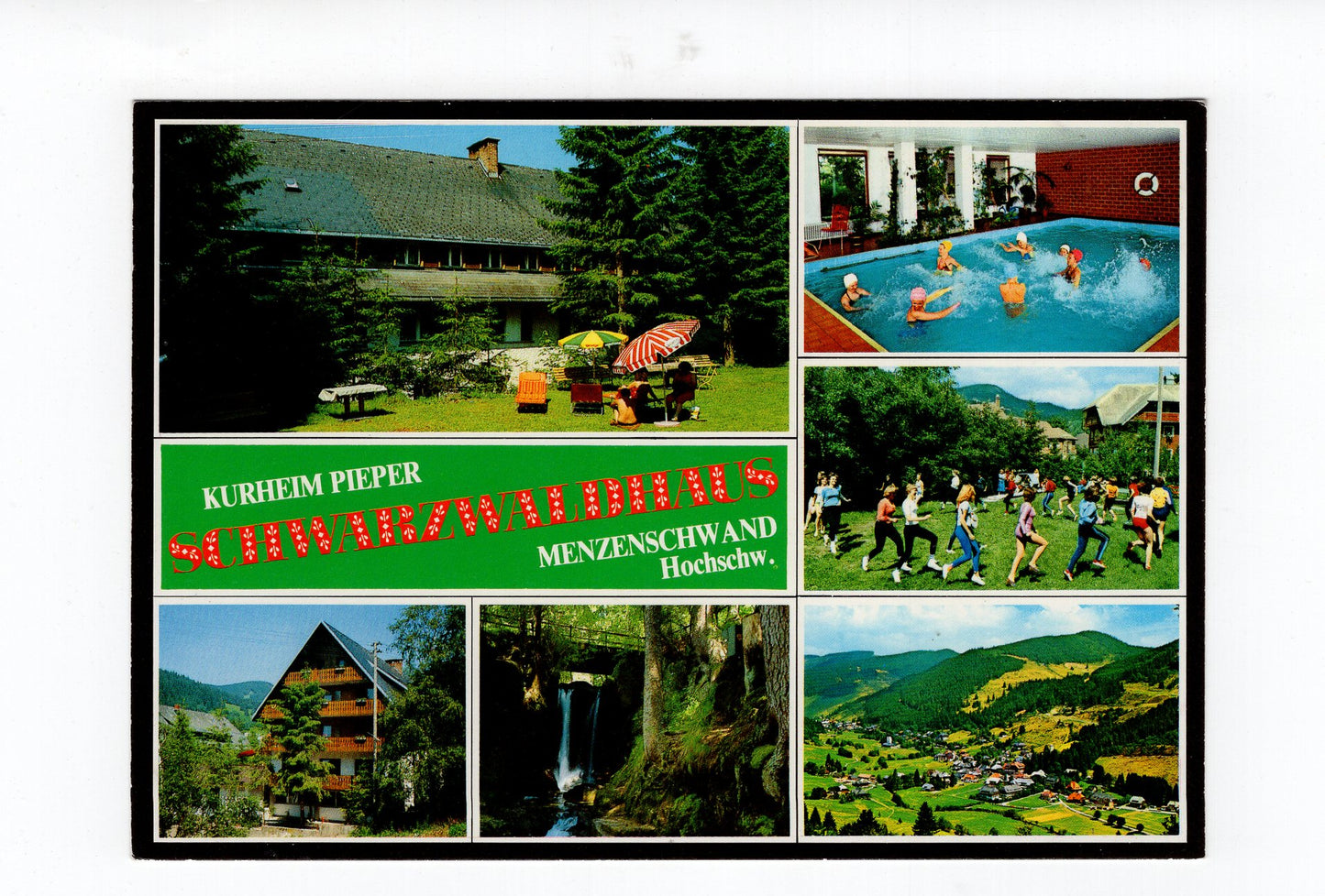 Ansichtskarte Schwarzwaldhaus Kurheim Pieper / St. Blasien-Menzenschwand