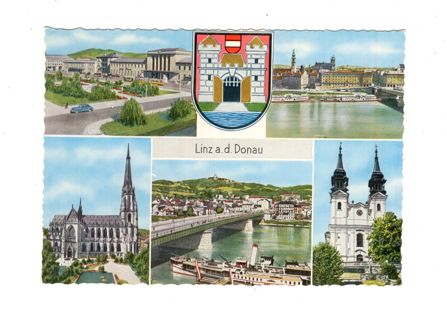 Ansichtskarte Linz an der Donau / Oberösterreich / Österreich