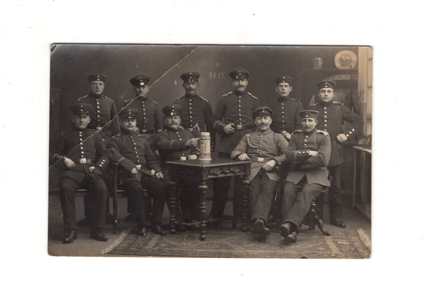 Ansichtskarte Gruppenbild Soldaten - Hildesheim