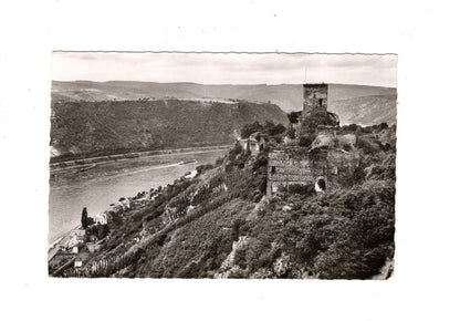 Ansichtskarte Bornhofen am Rhein und Burg Sterrenberg / M1-66