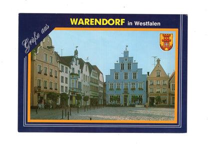 Ansichtskarte Warendorf in Westfalen / Marktplatz
