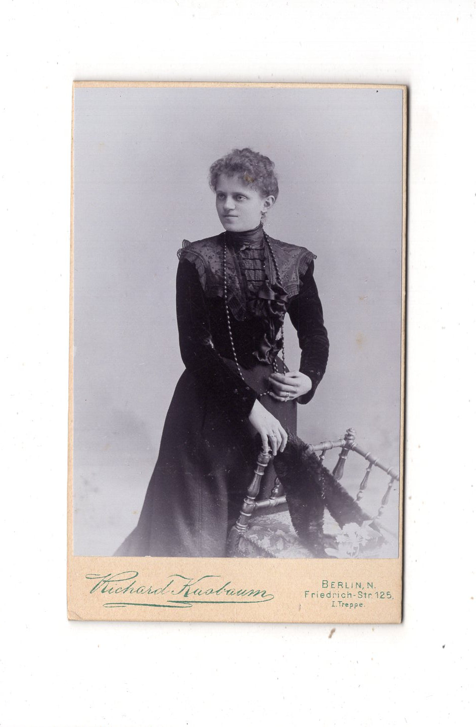 Fotografie Feine Dame - Berlin 1890er / CDV L1-28