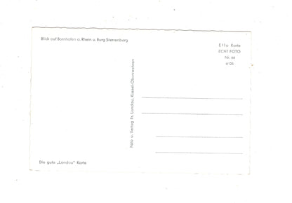 Ansichtskarte Bornhofen am Rhein und Burg Sterrenberg / M1-66