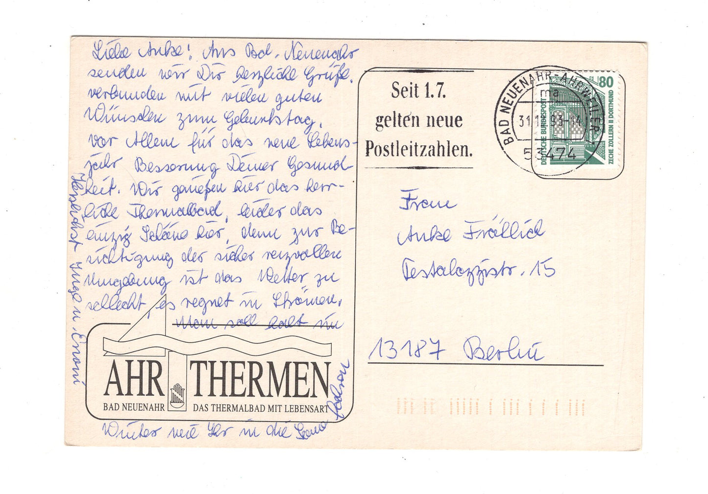 Ansichtskarte Bad Neuenahr / Ahr Thermen