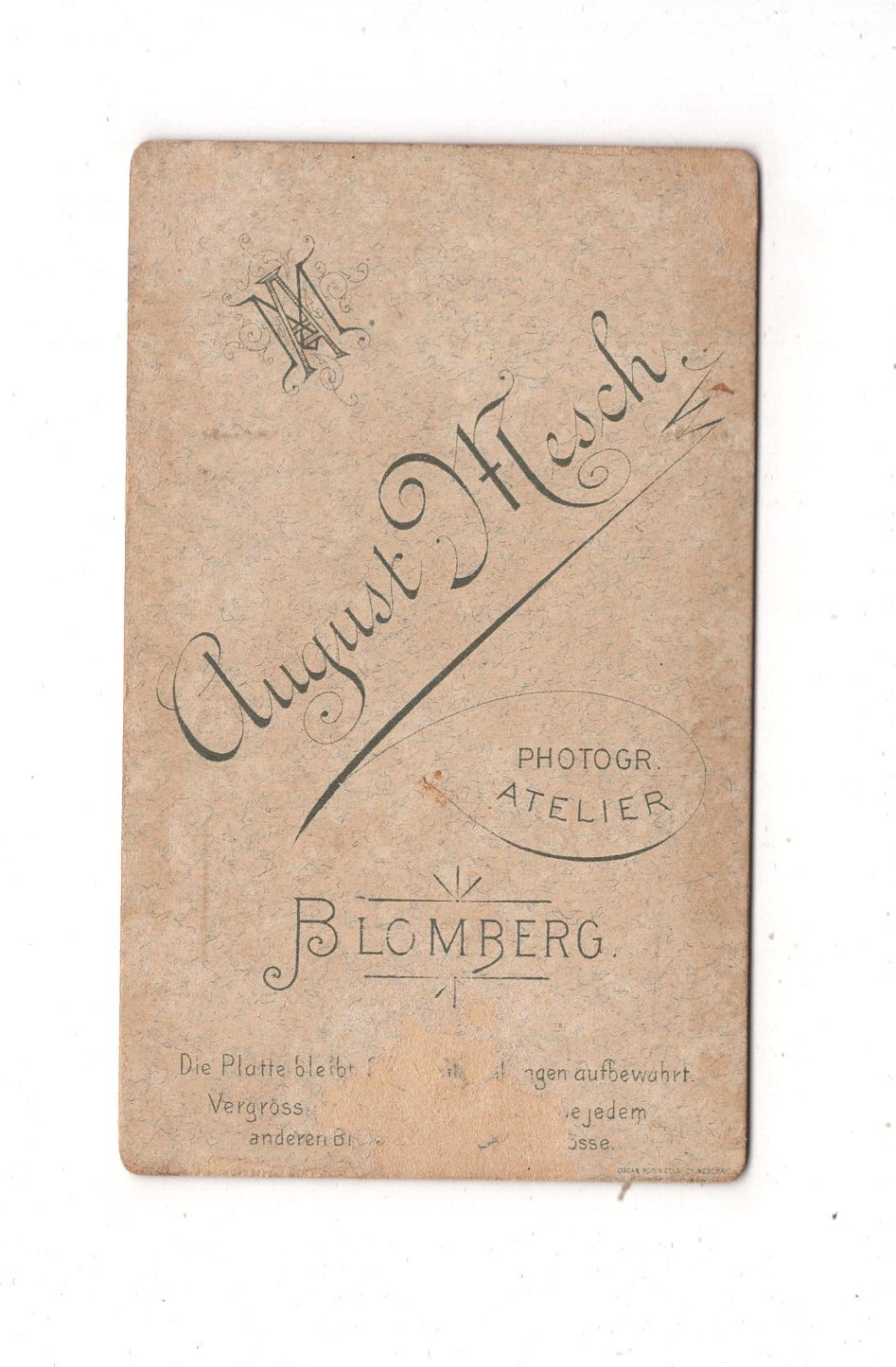 Fotografie Niedliche kleine Kinder - Blomberg 1890er / CDV M1-10