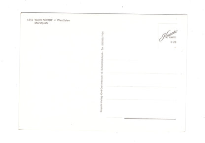 Ansichtskarte Warendorf in Westfalen / Marktplatz