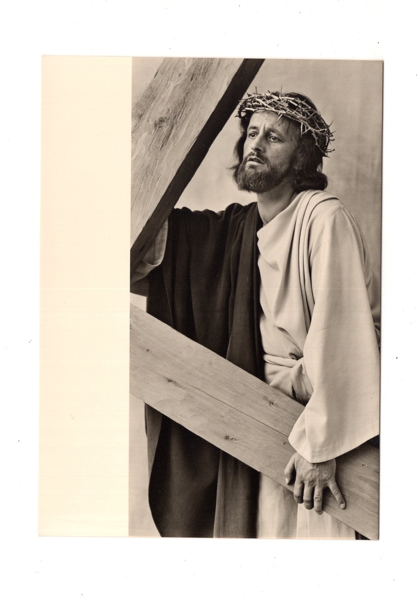 Ansichtskarte Passionsspiele Oberammergau 1960 / Auf dem Kreuzweg