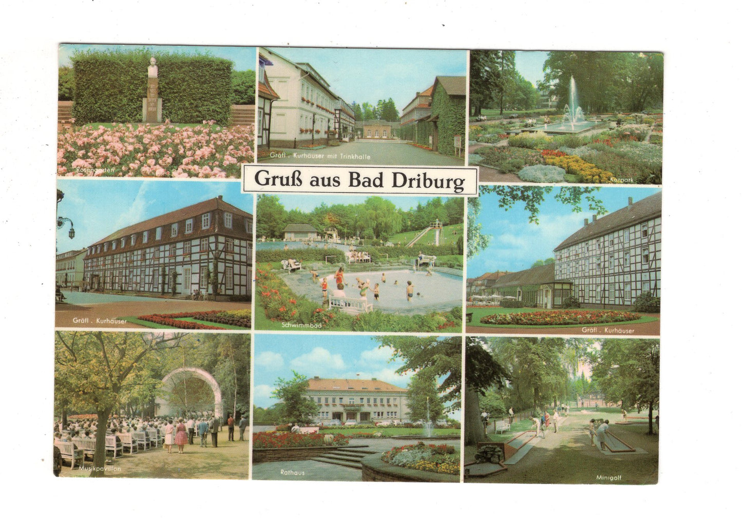 Ansichtskarte Gruß aus Bad Driburg / J1-53