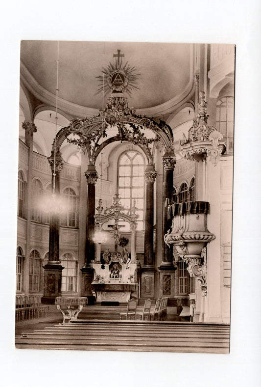 Ansichtskarte Inneres der Trinitatiskirche zu Kittlitz