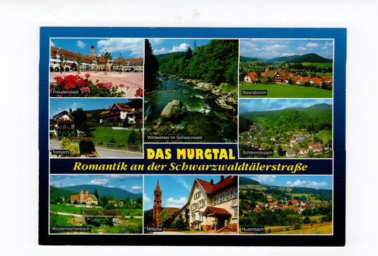 Ansichtskarte Das Murgtal / Baiersbronn / Tonbach +++