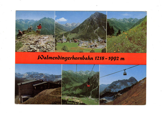 Ansichtskarte Walmendingerhornbahn / Kleinwalsertal / Österreich