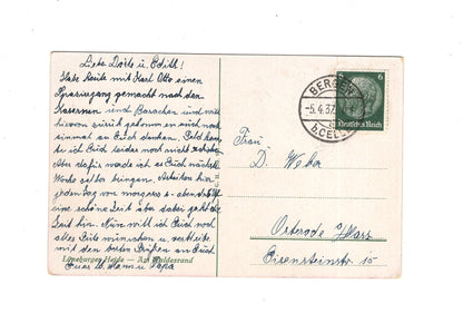 Ansichtskarte Lüneburger Heide / Am Waldesrand - 1937