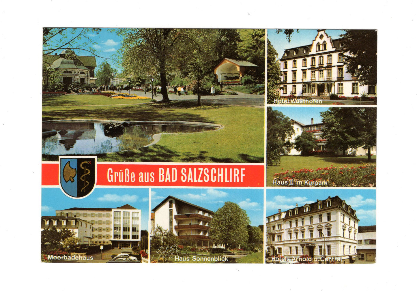 Ansichtskarte Bad Salzschlirf / Moorbadehaus +++