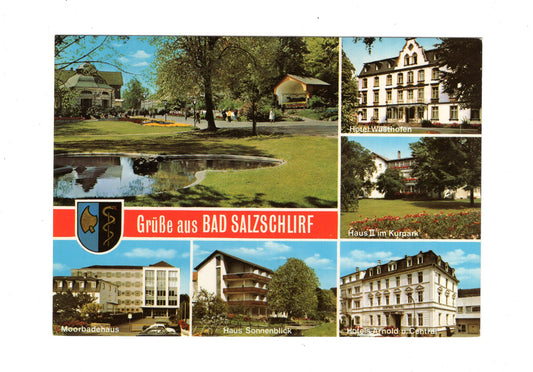 Ansichtskarte Bad Salzschlirf / Moorbadehaus +++