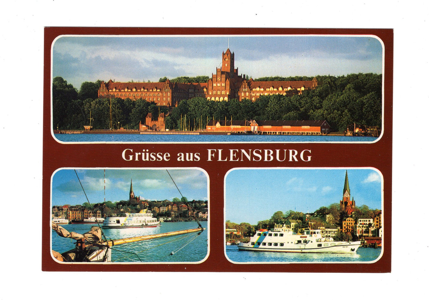 Ansichtskarte Grüße aus Flensburg