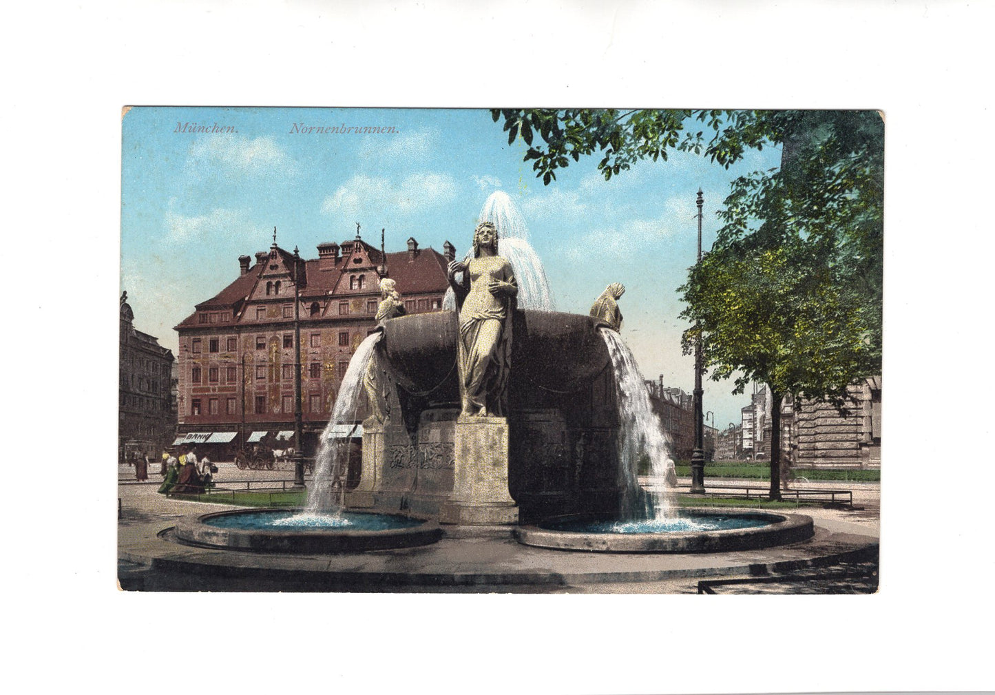 Ansichtskarte München / Nornenbrunnen