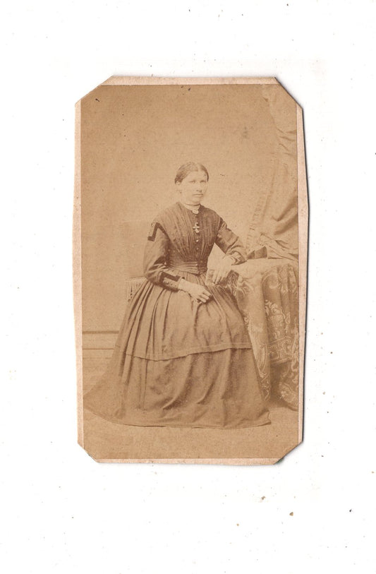 Fotografie Feine Dame - Krefeld 1860er