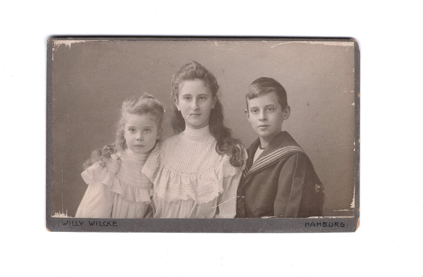 Fotografie Niedliche kleine Kinder - Hamburg 1900er