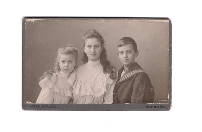 Fotografie Niedliche kleine Kinder - Hamburg 1900er
