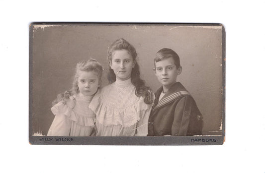 Fotografie Niedliche kleine Kinder - Hamburg 1900er