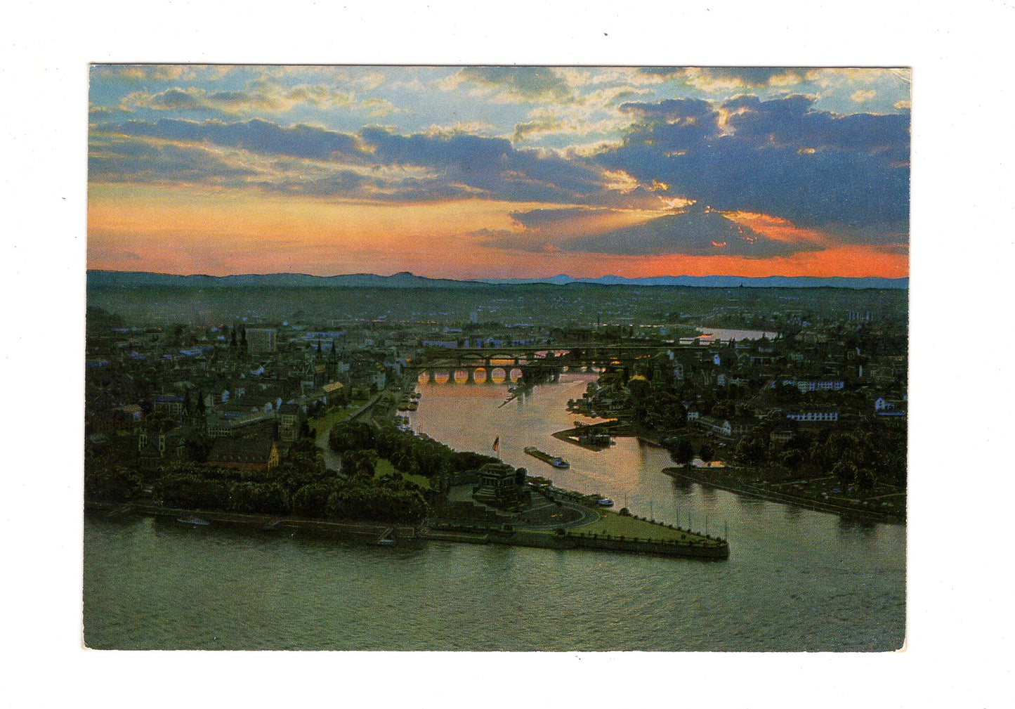 Ansichtskarte Koblenz am Rhein / Das Deutsche Eck / G1-61