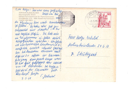 Ansichtskarte Königin-Elena-Klinik / Kassel-Harleshausen