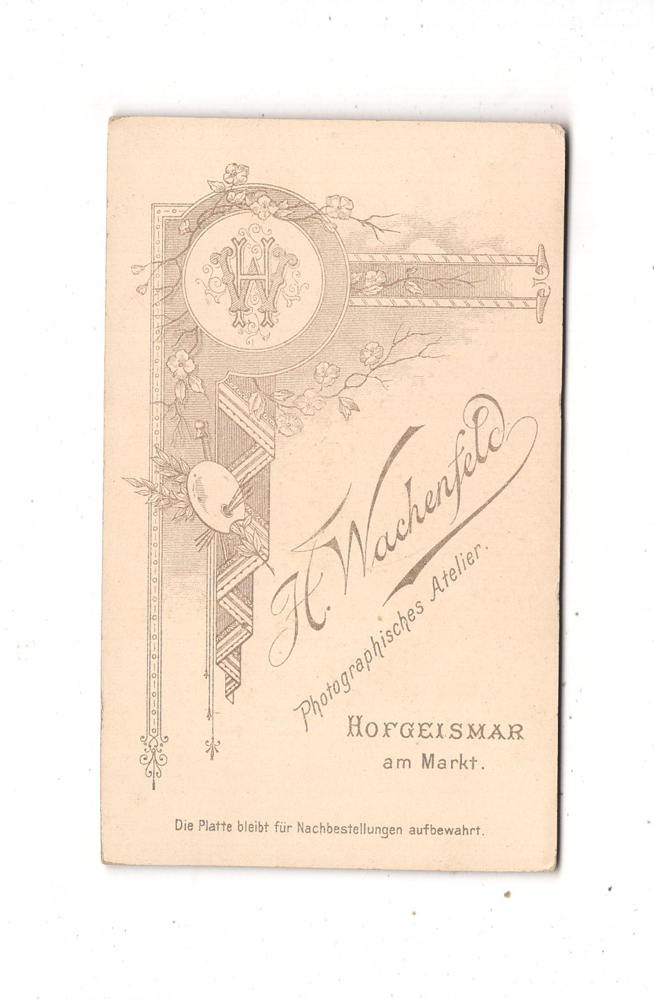 Fotografie Niedliches kleines Kind - Hofgeismar 1890er