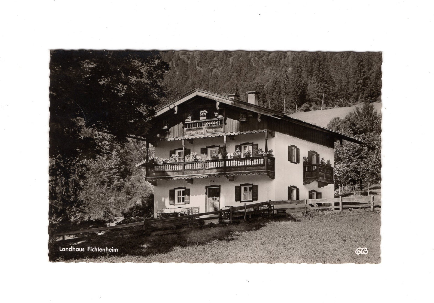 Ansichtskarte Landhaus Fichtenheim / Königssee