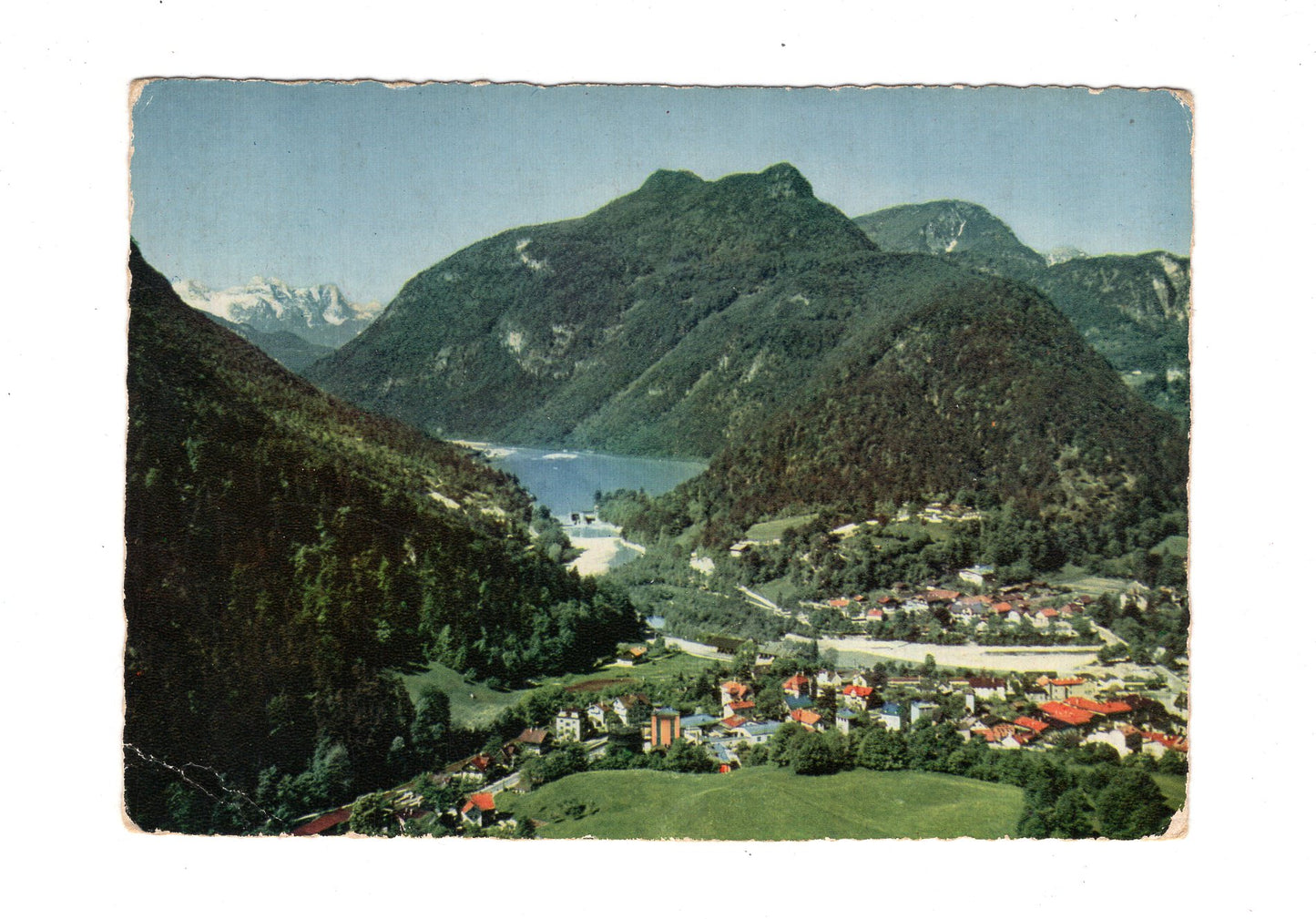 Ansichtskarte Bad Reichenhall mit Saalachsee +++