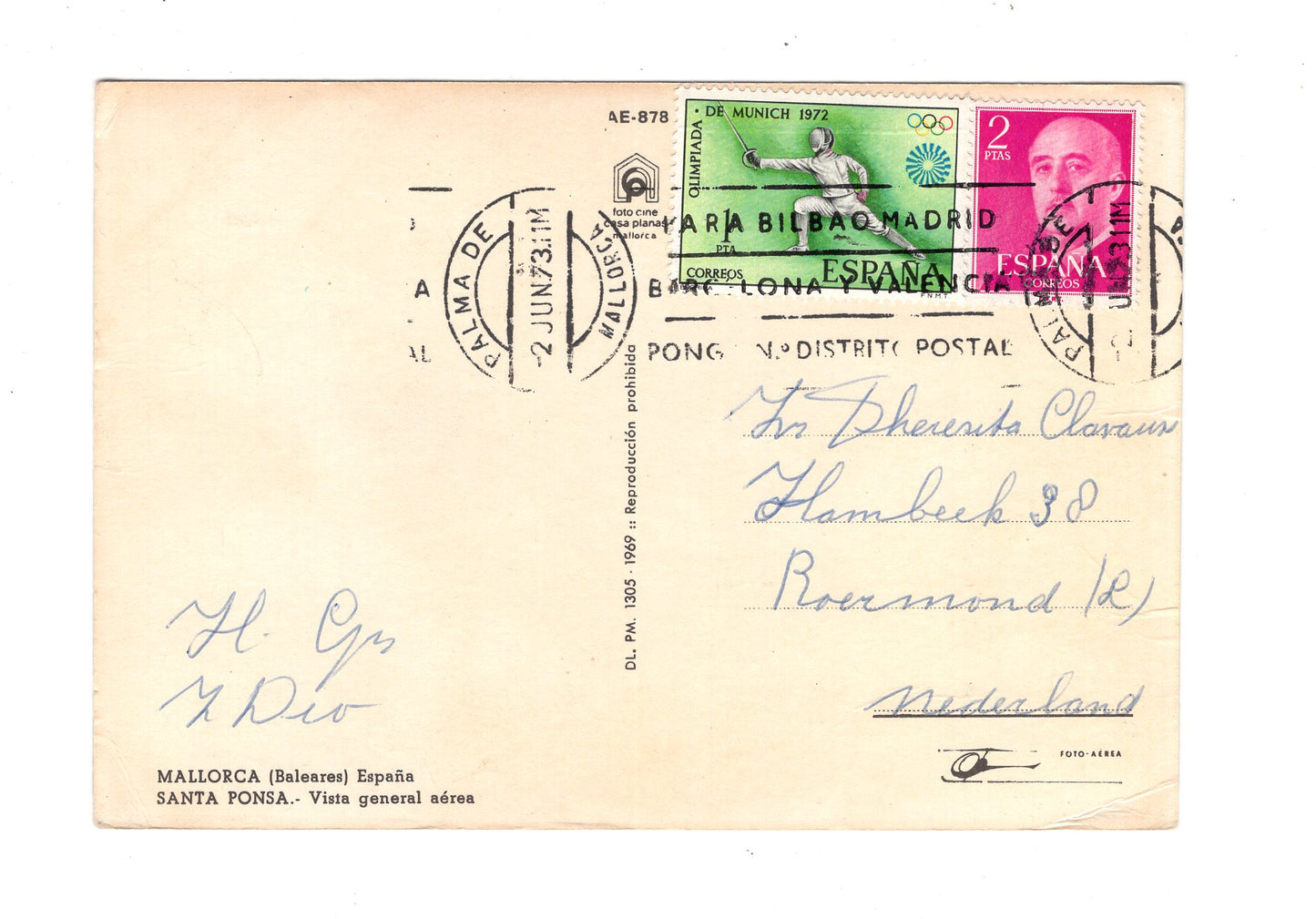 Ansichtskarte Mallorca / Santa Ponsa / Spanien