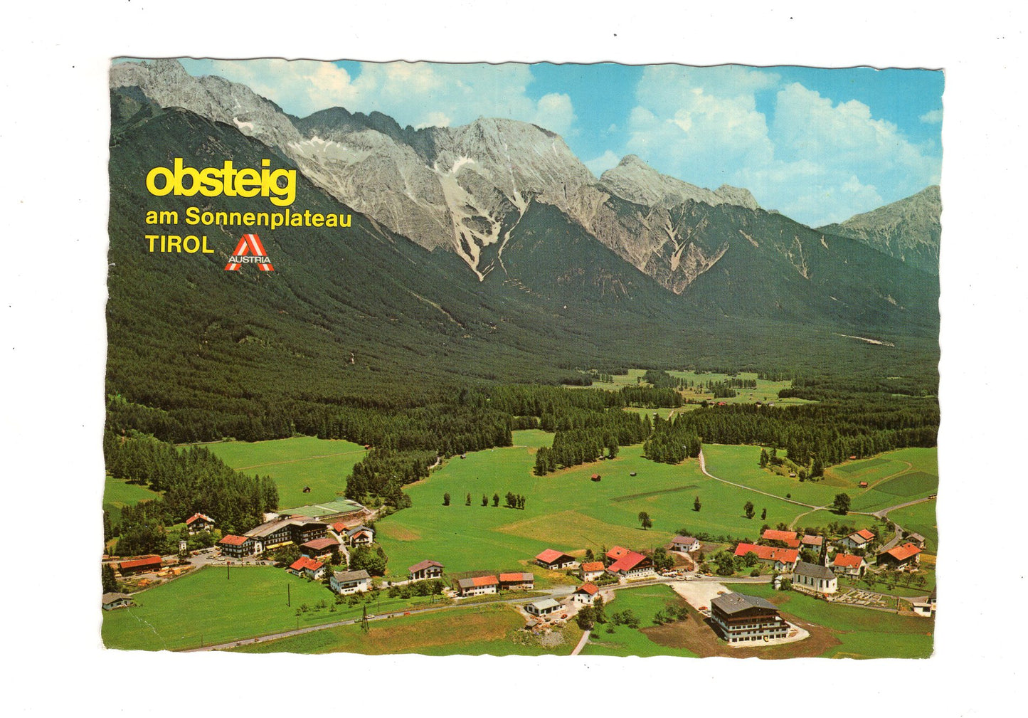 Ansichtskarte Obsteig / Tirol / Österreich