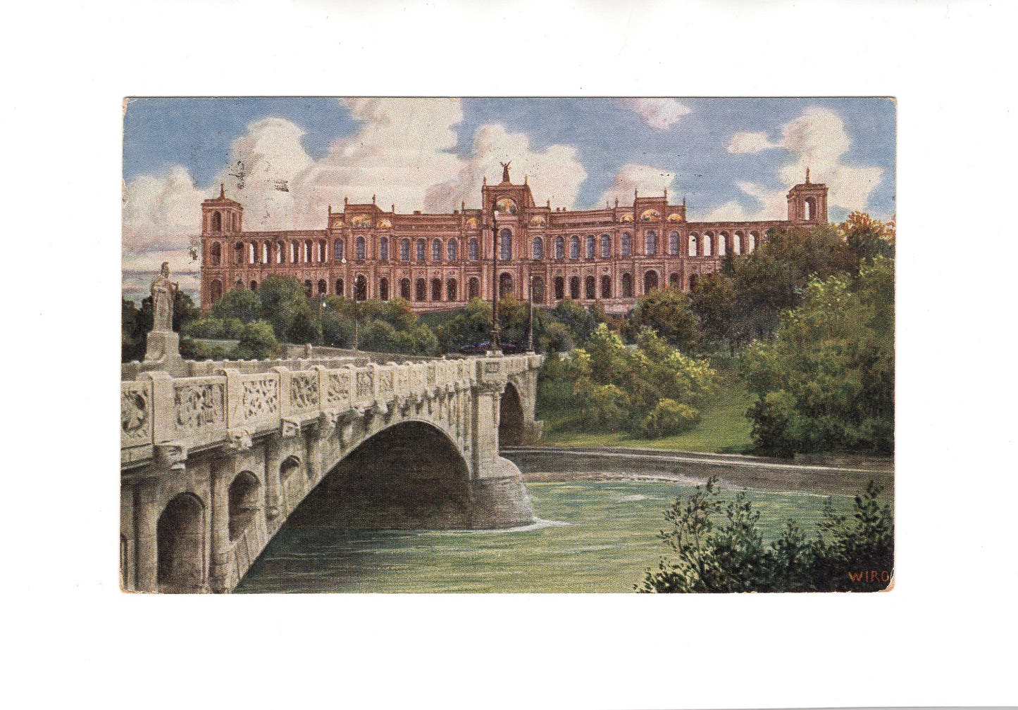 Ansichtskarte / Feldpost München - 1918