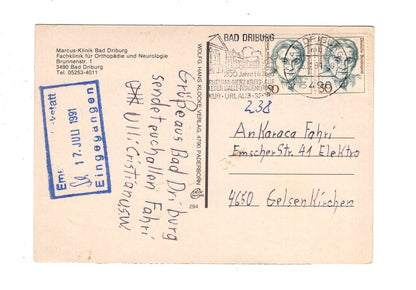 Ansichtskarte Marcus-Klinik Bad Driburg / J1-53
