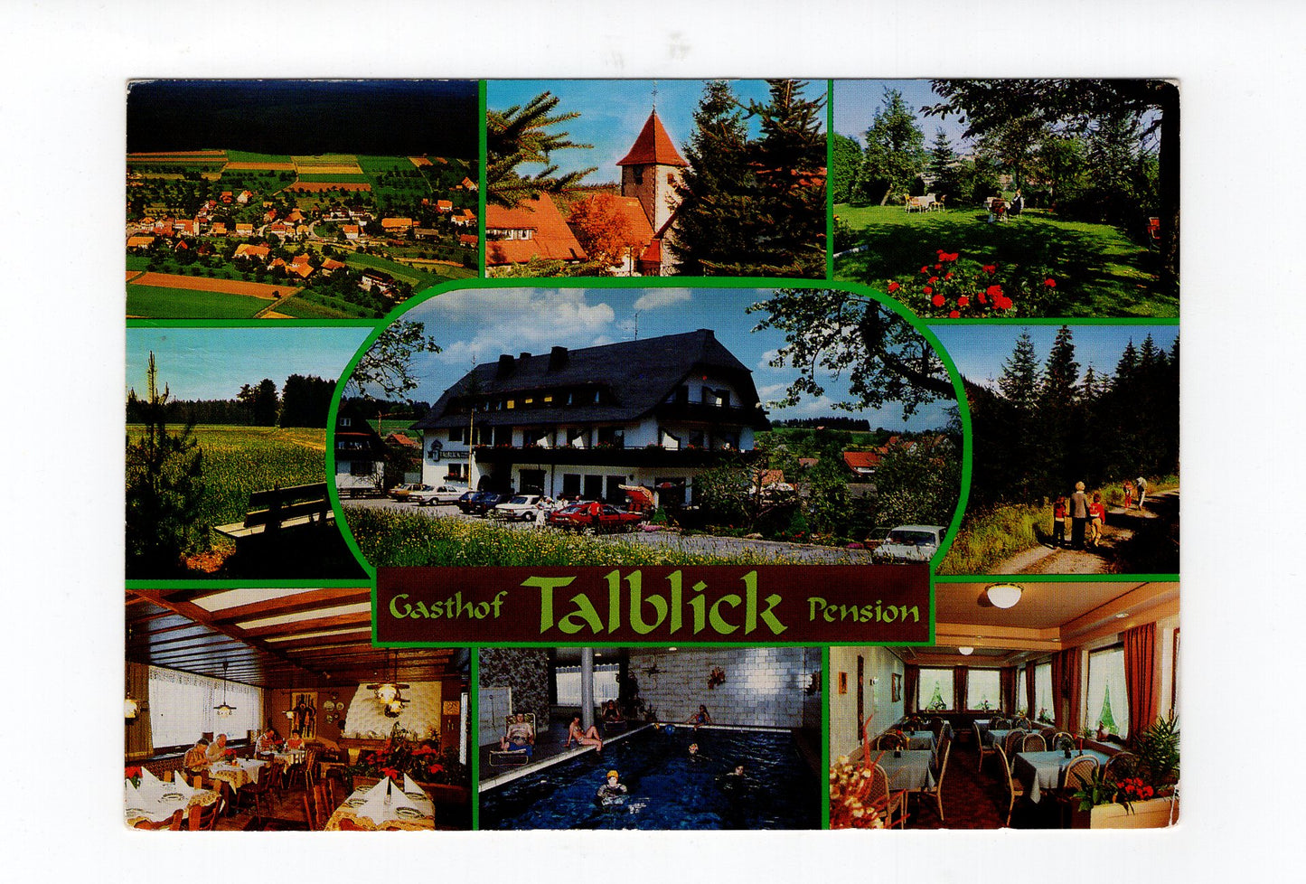 Ansichtskarte Gasthof Pension Talblick / Neuenweiler 4 - Oberkollwangen / Schwarzwald