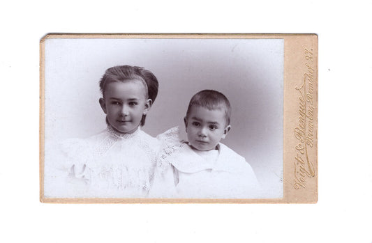 Fotografie Niedliche kleine Kinder - Bremen 1890er