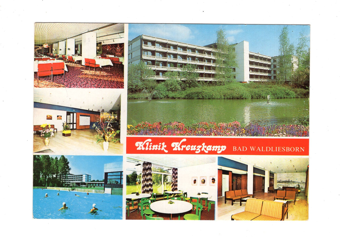 Ansichtskarte Bad Waldliesborn / Westfalen / Klinik Kreuzkamp