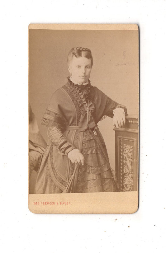 Fotografie Feine Dame - Frankfurt Main 1870er