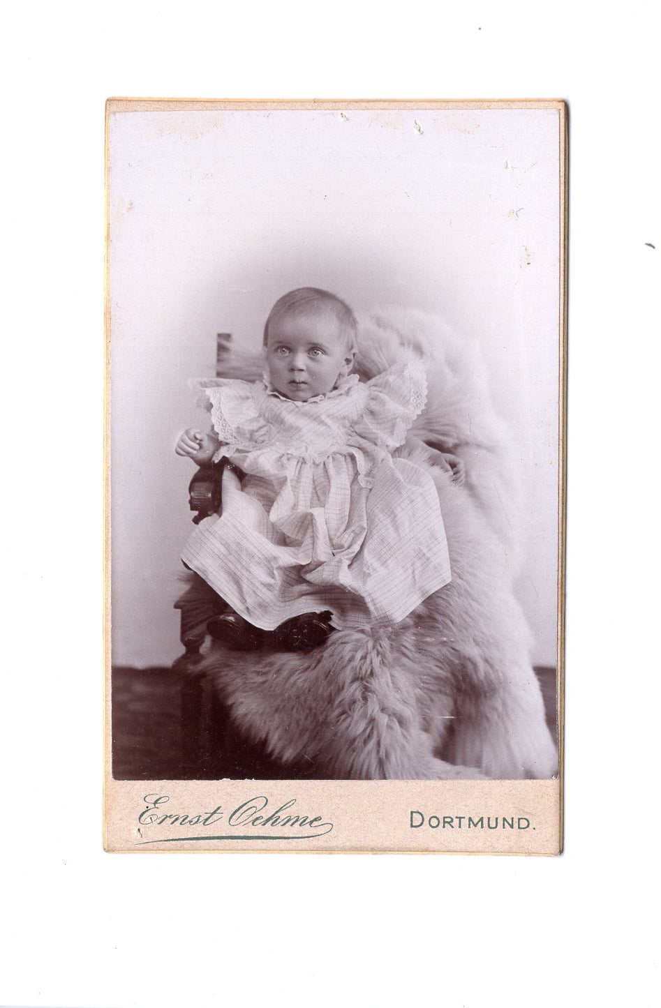 Fotografie Schönes Kinderbild / Baby - Dortmund 1890er