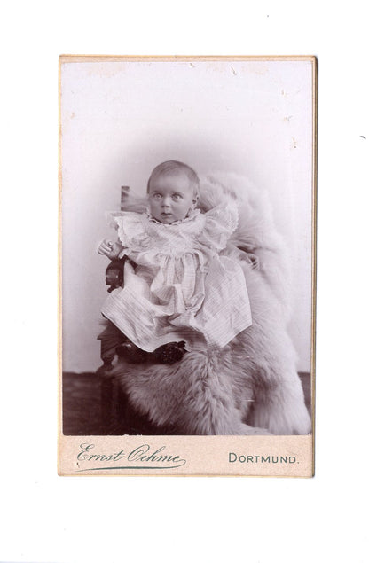 Fotografie Schönes Kinderbild / Baby - Dortmund 1890er