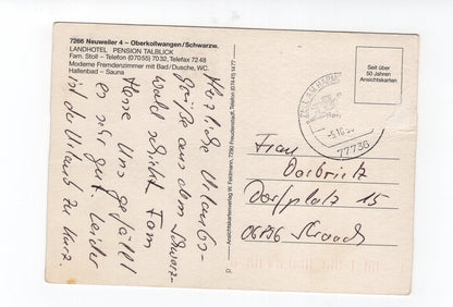 Ansichtskarte Gasthof Pension Talblick / Neuenweiler 4 - Oberkollwangen / Schwarzwald